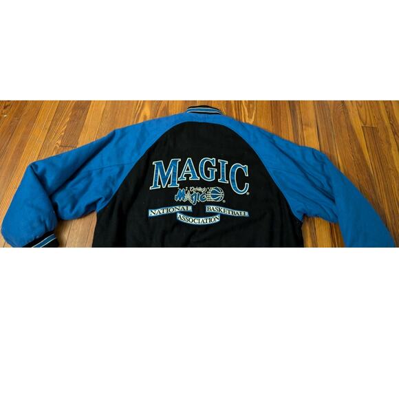 Logo Athletic VTG Orlando Magic Blue Mens XL Varsity Style Jacket - Picture 8 of 9